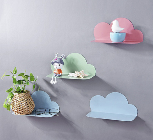 Magnetic Cloud-shaped Shelf Wall Decoration magnet